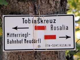 Beschilderung Tobiaskreuz, &copy; &copy; Marktgemeinde Lanzenkirchen