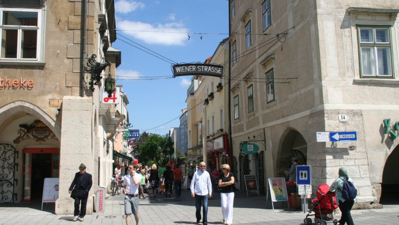 Fußgängerzone Wiener Neustadt, © Magistrat Wiener Neustadt